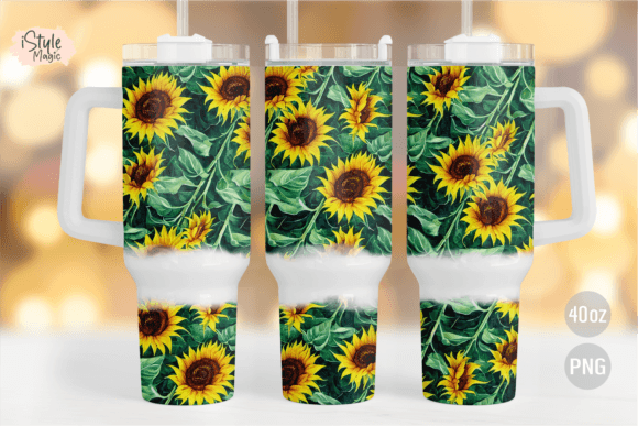 Download Sunflowers 40oz Quencher Tumbler Wrap - Quencher tumbler wrap Collection
