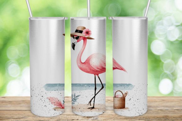 Download Pink Flamingo Tumbler Wrap Summer Design - Summer design Collection